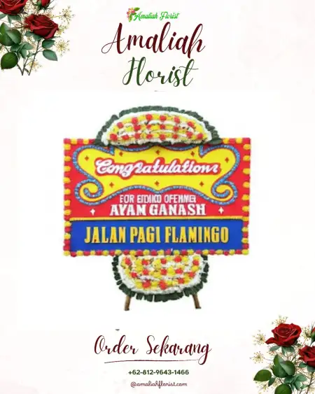 Sewa Papan Bunga Les